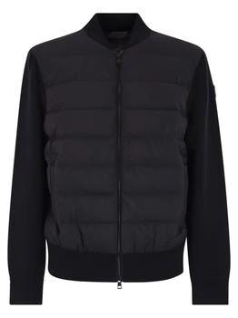 Moncler | Moncler Padded Zip-Up Knit Cardigan
