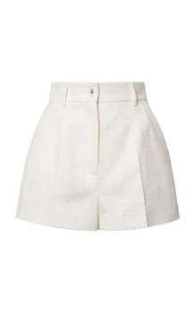 Dolce 
Gabbana | Dolce 
Gabbana Bouclé Pleated Shorts - Moda Operandi