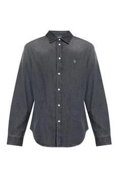 Versace | Versace Embroidered Denim Shirt