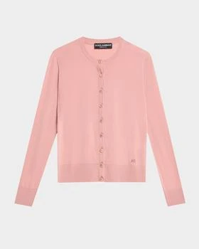 Dolce 
Gabbana | Virgin Wool Crewneck Cardigan