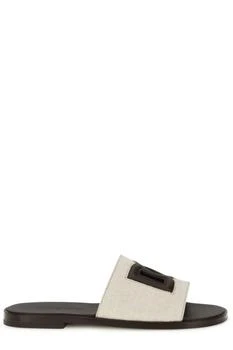 Dolce & Gabbana | Dolce & Gabbana Logo Canvas Slide Sandals