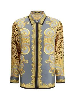 Versace | Versace Pattern-Printed Button-Up Shirt