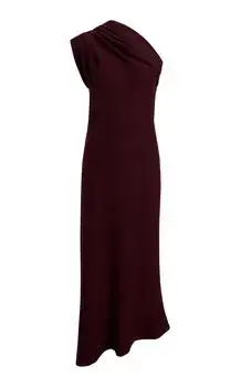 Khaite | Khaite Coast Asymmetric Merino-Wool Midi Dress - Moda Operandi