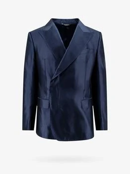 Dolce & Gabbana | Satin blazer with peak lapel