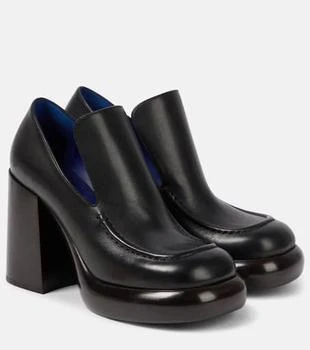 Burberry | Leather loafer pumps
