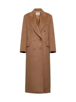 Max Mara | Max Mara Fungo Double-Breasted Long-Sleeved Coat