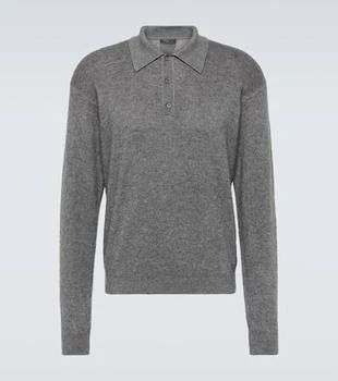 Prada | Cashmere and silk polo sweater