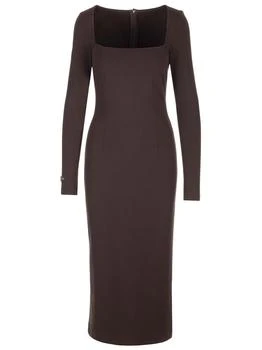 Dolce & Gabbana | Dolce & Gabbana Square Neck Midi Dress