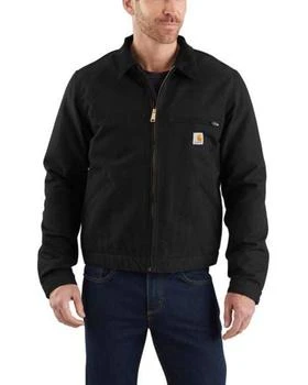 Carhartt Carhartt Men's Iconic J01 Duck Detroit Jacket, Black, Medium