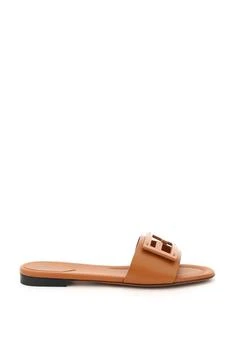 Fendi | Fendi FF Logo Plaque Open Toe Sandals