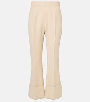 Valentino | Virgin wool crêpe flared pants