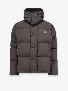 Dolce & Gabbana | Nylon hooded down jacket