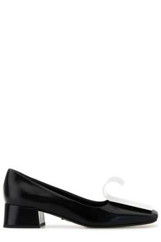 Prada | Prada Two-Toned Square-Toe Pumps