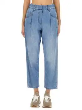 Brunello Cucinelli | Brunello Cucinelli Elastic Waist Tapered Jeans