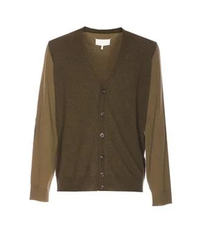 MAISON MARGIELA | Maison Margiela V-Neck Elbow-Patch Cardigan