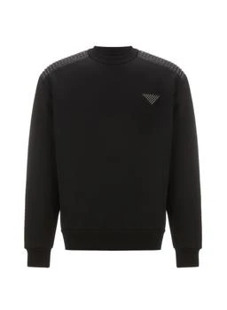 Studded cotton sweatshirt