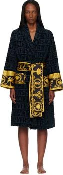 Versace | Navy 'I Heart Baroque' Bathrobe
