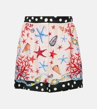 Dolce
Gabbana | Capri silk satin shorts