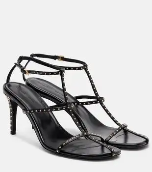 Khaite | Cage 75 studded leather sandals