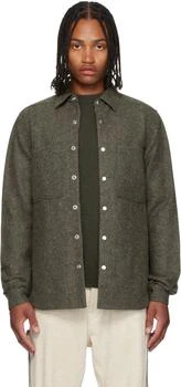 Rick Owens | Khaki Concordians Rugged Wool Shirt