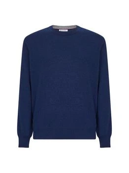 Brunello Cucinelli | Brunello Cucinelli Long Sleeved Ribbed Hem Sweater