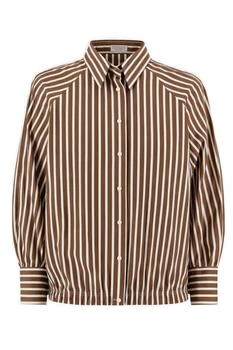 Brunello Cucinelli | Brunello Cucinelli Striped Long-Sleeve Shirt