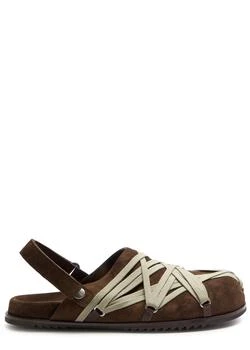 Rick Owens | Mega Lace suede mules