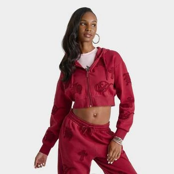 Women's Hoodrich Mist Crop Full-Zip Hoodie