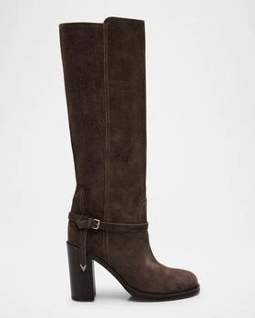 Brunello Cucinelli | City Suede Knee-High Boots