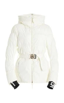 JETSET - Chamonix Belted Ski Jacket - White - 1 - Moda Operandi
