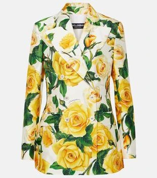 Dolce
Gabbana | Turlington floral silk-blend jacket