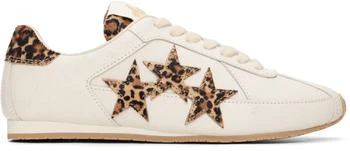 AMIRI | Off-White Leopard Pacific Flat Sneakers