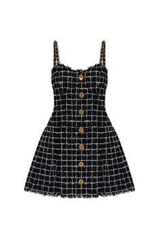Balmain | Tweed dress with straps