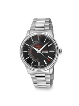 Gevril | ​Guggenheim Stainless Steel Bracelet Watch/44MM