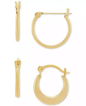 Children's 2-Pc. Set Hoop Earrings in 14k Yellow Gold