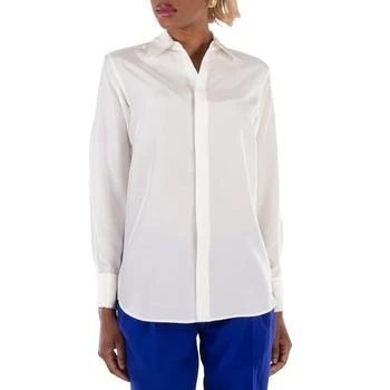 Burberry | Long Sleeved Classic Collar Silk Shirt