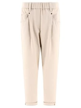 Brunello Cucinelli | Brunello Cucinelli High Waist Straight Leg Trousers