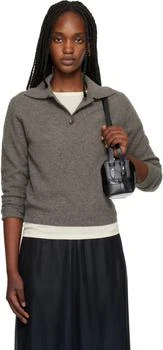 MAISON MARGIELA | Taupe Brushed Wool Polo