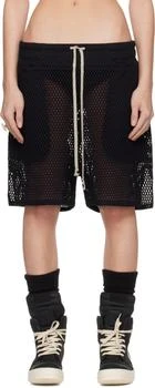 Rick Owens | Black Champion Edition Mesh Shorts