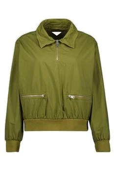 Prada | Prada Half-Zipped Long-Sleeved Jacket