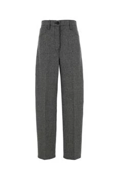 Prada | Prada Triangle-Patch Pleat-Detailed Trousers