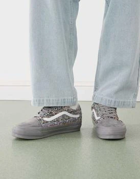 Vans Premium old skool trainers in frost gray