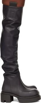 Rick Owens | Gray Concordians Wader Bodun Tall Boots