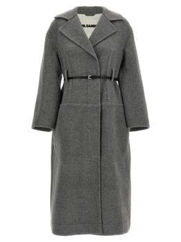 Jil Sander | Jil Sander Single-Breasted Belted Coat