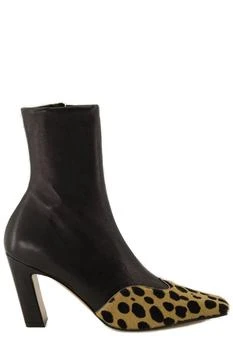 Khaite | Khaite Nevada Leopard Printed Ankle Boots
