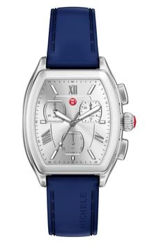 Michele Releve Sport Silicone Strap Watch, 35mm