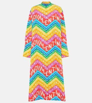 Valentino | Valentino Chevron 24 cotton shirt dress