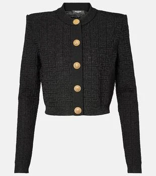 Balmain | PB Labyrinth lamé cardigan