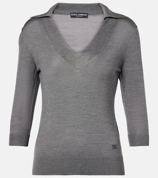Dolce
Gabbana | Silk polo sweater