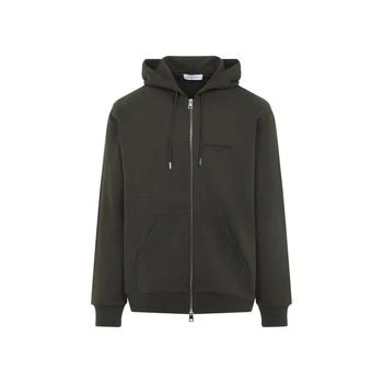 Givenchy | Givenchy Logo Printed Zipped Hoodie